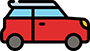 icono de vehículo hatchback