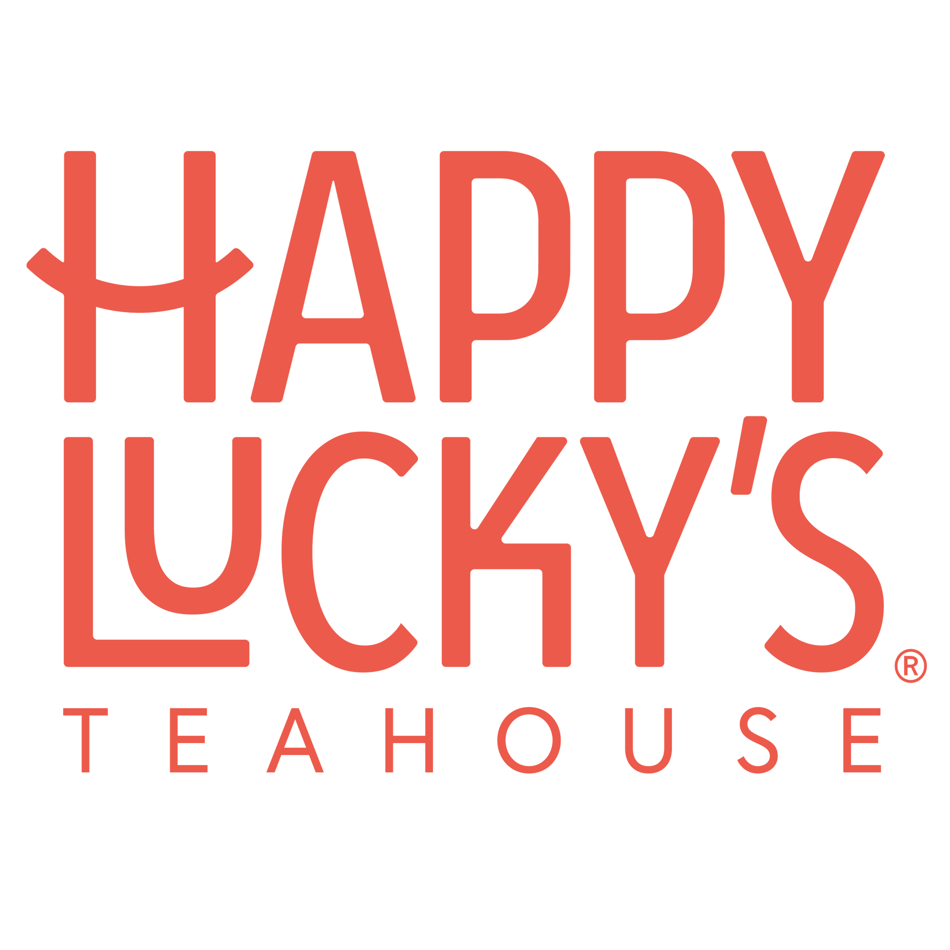 Logotipo de Casa de Té Happy Lucky