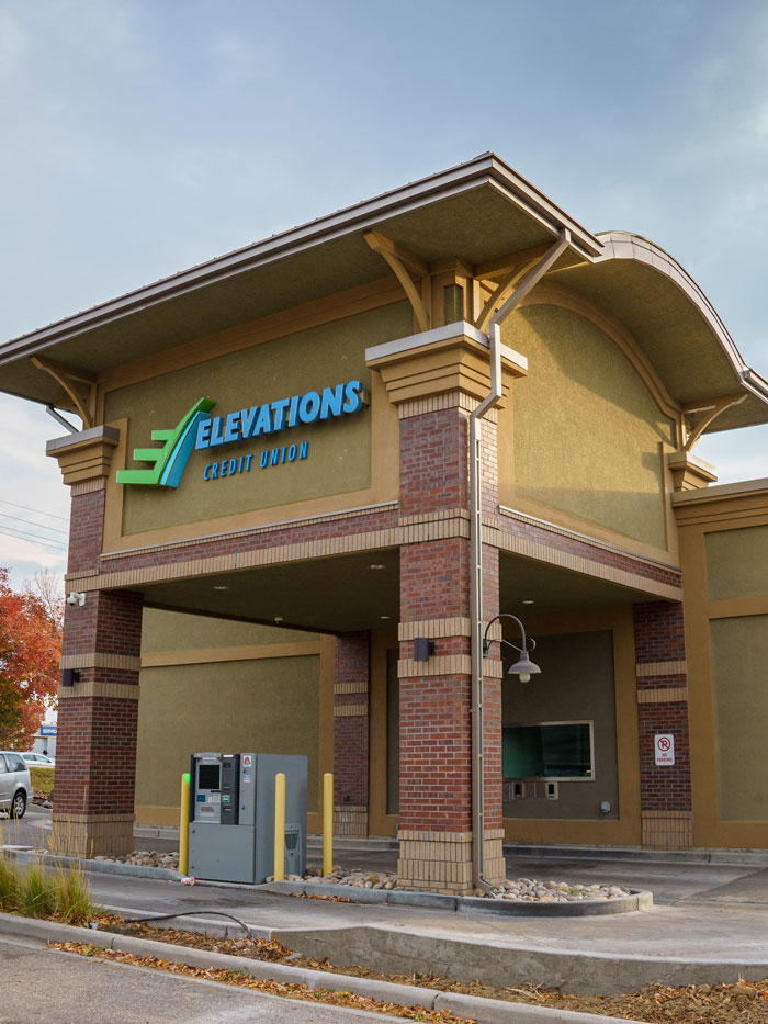 Sucursal de la cooperativa de crédito Elevations en Loveland.