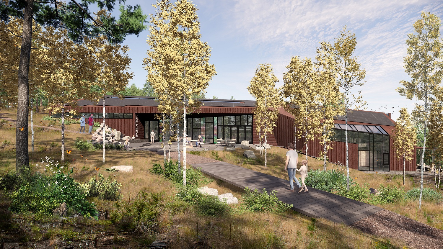 Foundation grantee profile on Wild Bear Nature Center - rendering