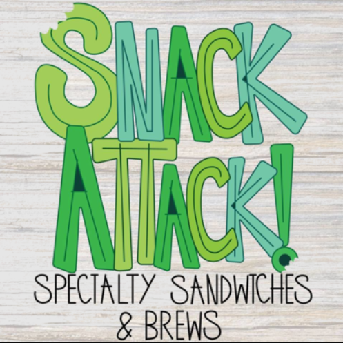Snack Attack Specialty Sandwiches and Brews logo
