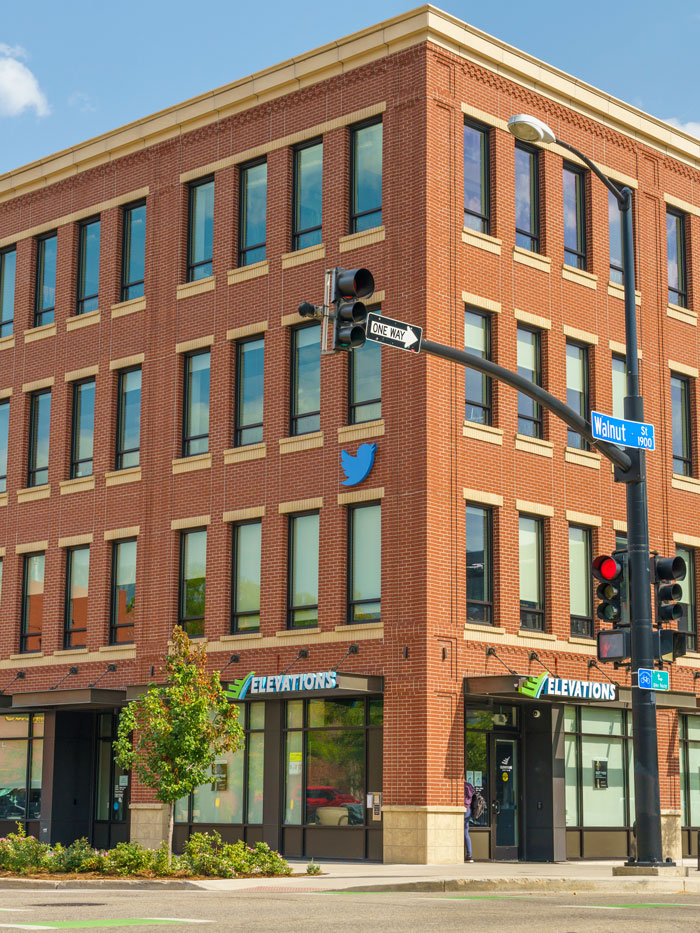 Elevations Credit Union en el centro de Boulder.