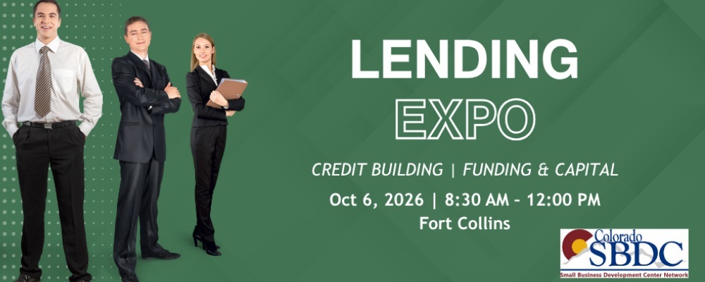 SBDC Lending Expo in Fort Collins 2026