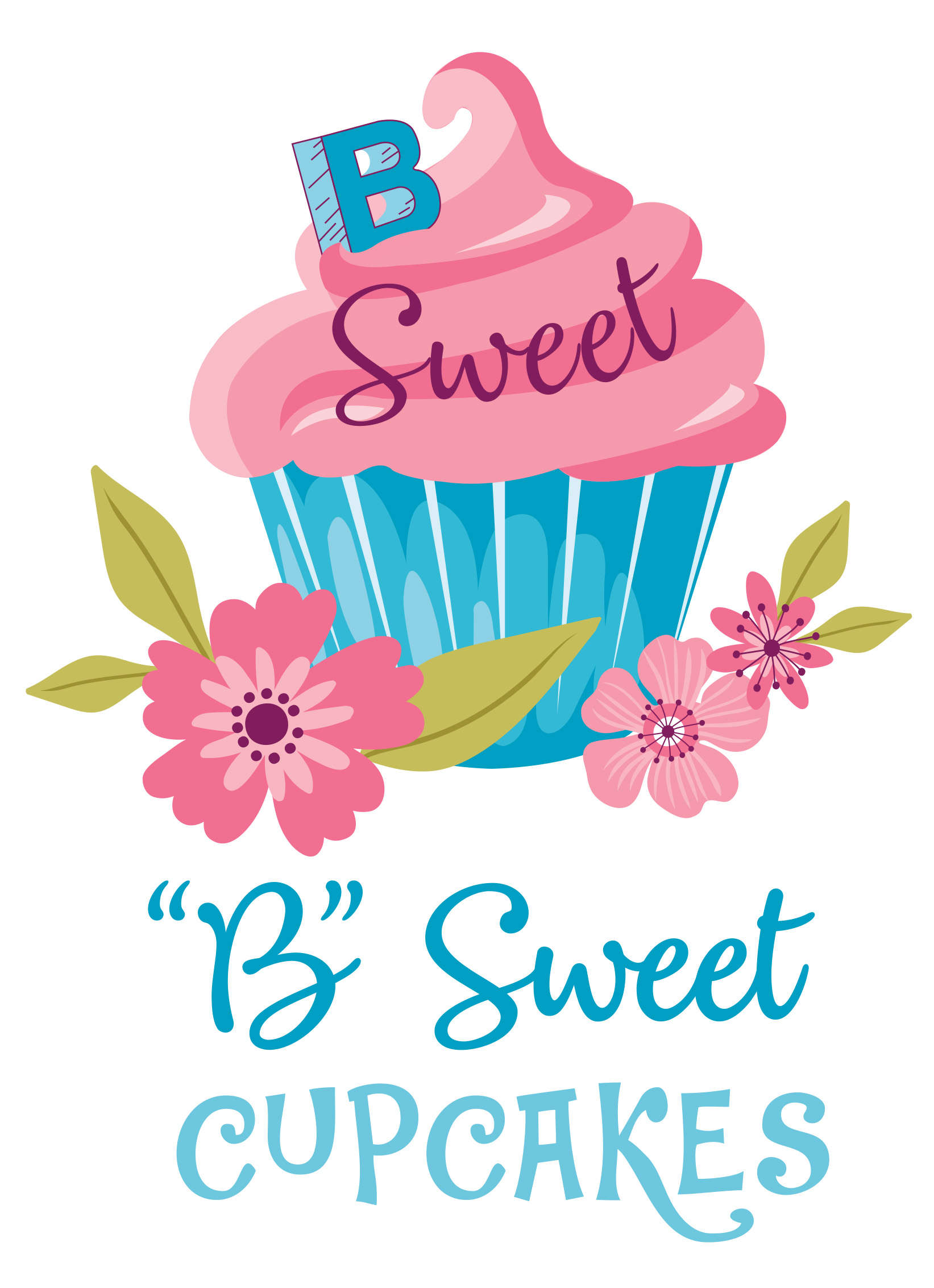 B Sweet Cupcakes logo