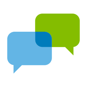 Live Chat or testimonial icon